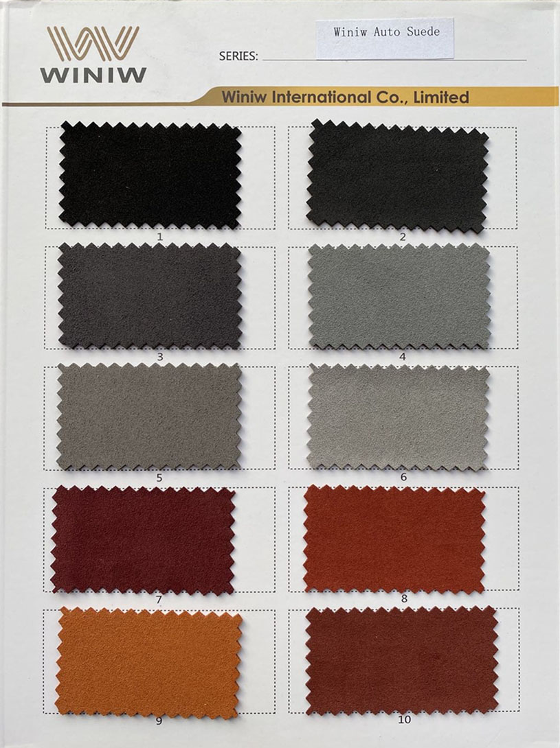 Microfiber Synthetic Suede Car Upholstery Leather Fabric Catalog