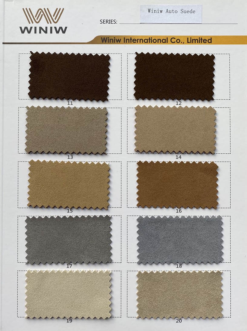 Microfiber Synthetic Suede Car Upholstery Leather Fabric Catalog