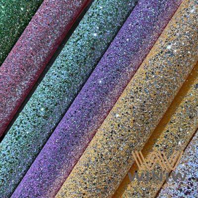 Glitter Faux Leather Fabric