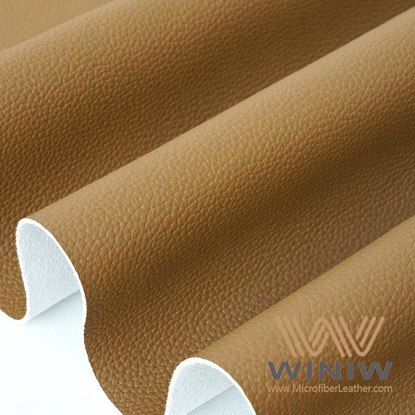 Litchi Microfiber PU Synthetic Leather