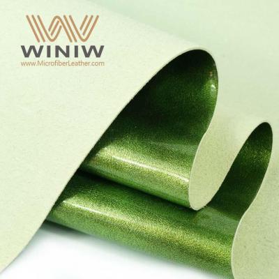 1,2 mm smaragdgrüner Lack-Kunstlederstoff
