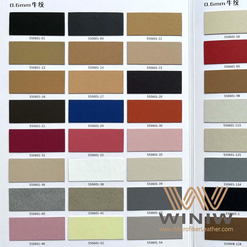 Cowskin Grain Synthetic PU Leather For Shoe Lining
