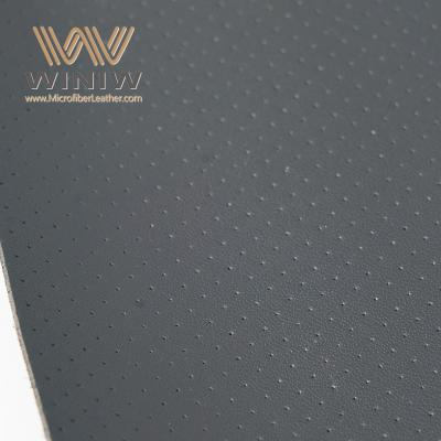 China Führender 0.6mm Micro Fiber Leather Artificial PU Fabric For Car Interior Lieferanten