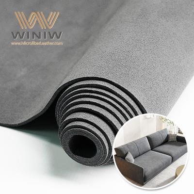 Imitation Microsuede Micro Fiber Leather Fabric For Sofa